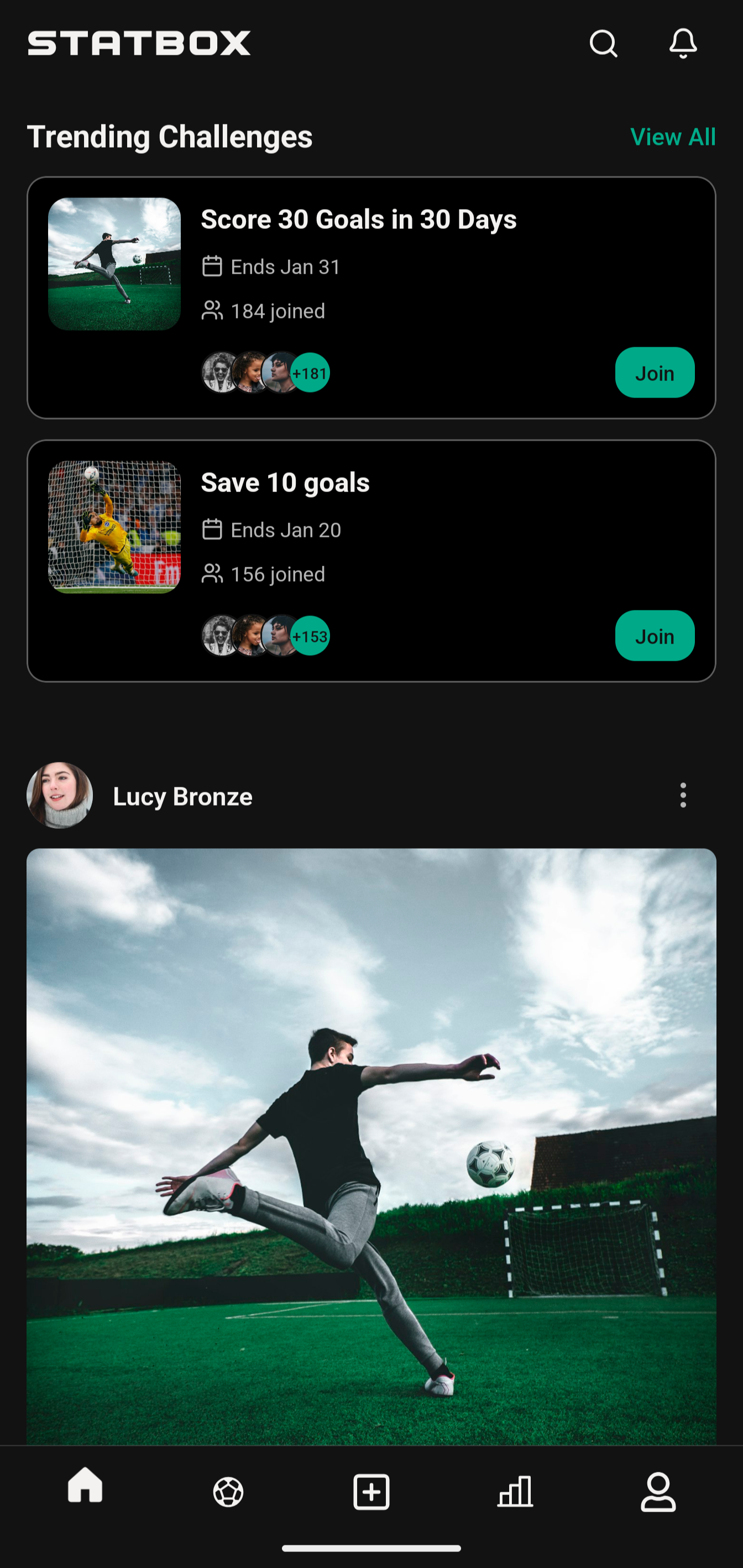 Statbox Social Feed